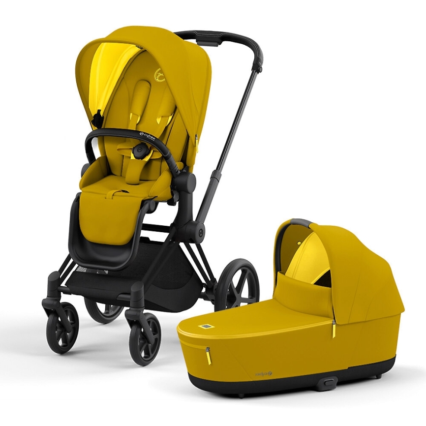 Коляска 2 в 1 Cybex Priam IV шасси Matt Black фото 16