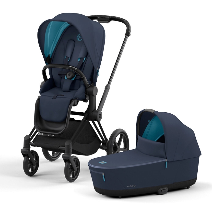 Коляска 2 в 1 Cybex Priam IV шасси Matt Black фото 11