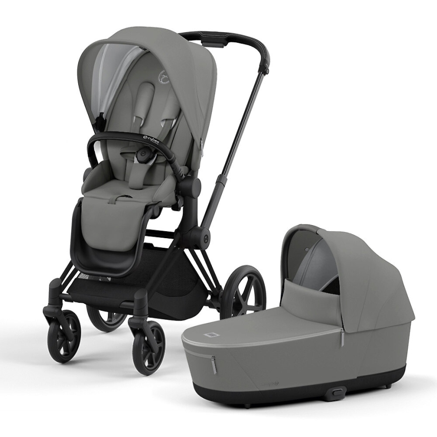 Коляска 2 в 1 Cybex Priam IV шасси Matt Black фото 1